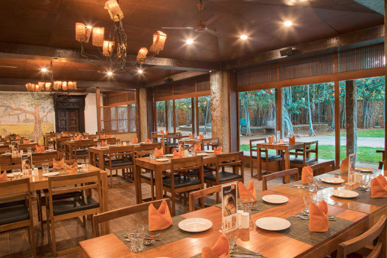 Accommodates up to 90 Guests at Banyan Restaurant Heritage Madurai