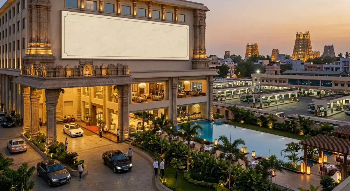 Luxury hotels in Madurai near Mattuthavani exterior view