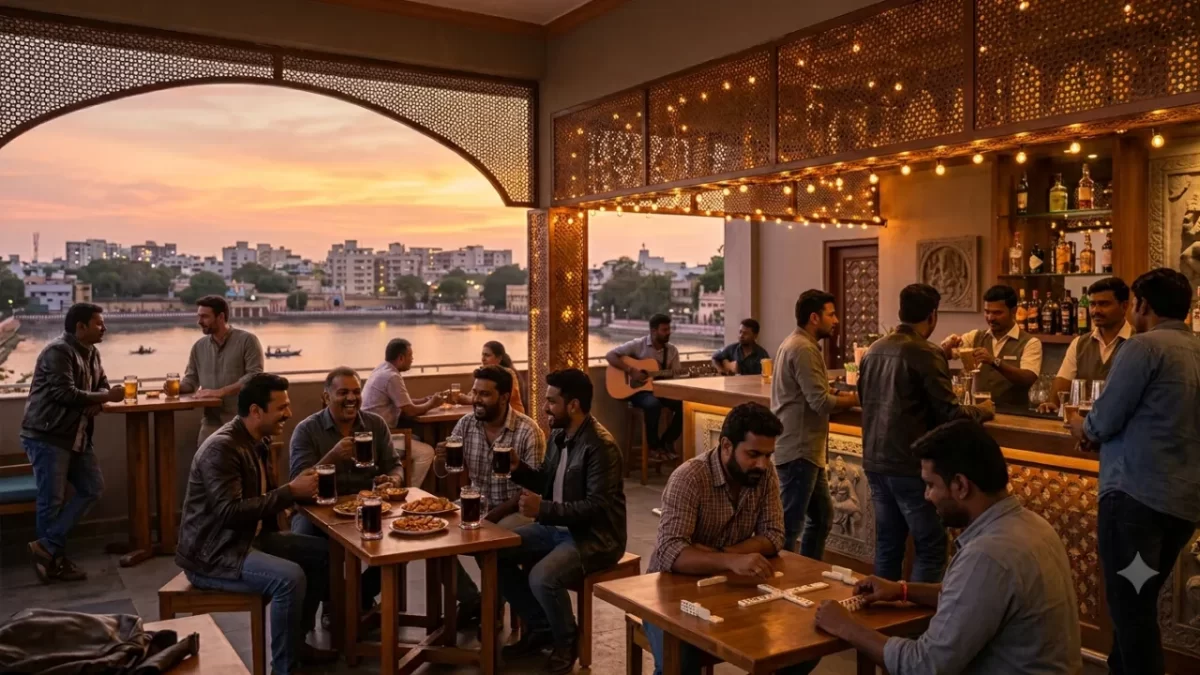 Relaxing evening at a Bar in Madurai with comfortable ambience